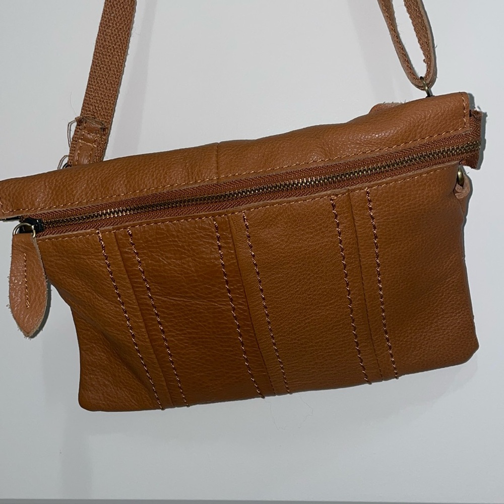 Leather crossbody